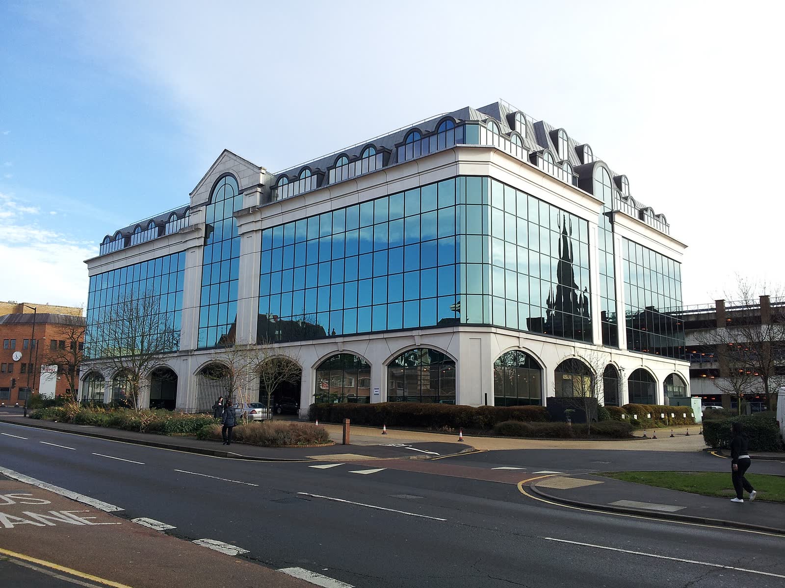 Modern office building exterior